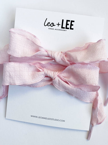 Leo + Lee Silky Sneaker Lace Set : Sage Green