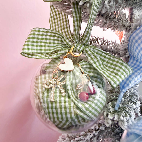 Ornament Sneaker Lace Sets | Trendy Shoe Charms & Laces: Sage Green Ornament