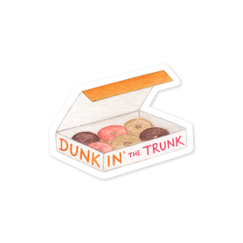 Dunkin' The Trunk — Funny Donut Sticker