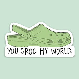 Croc My World Sticker