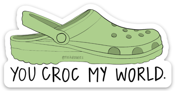 Croc My World Sticker