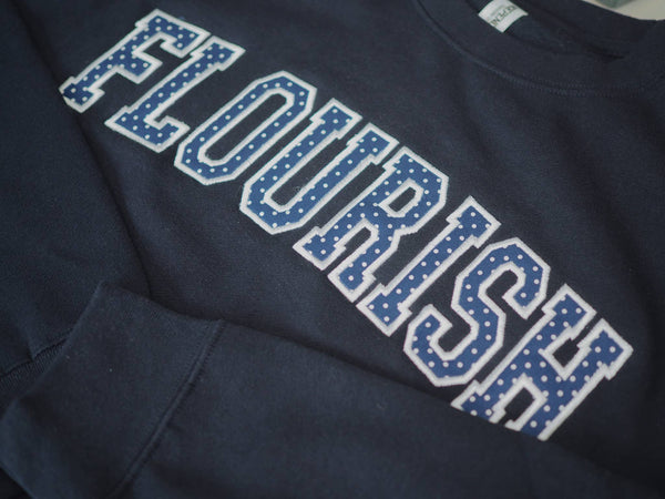 Jerzees Brand Custom Floral & Prints Crewneck Sweatshirts: S