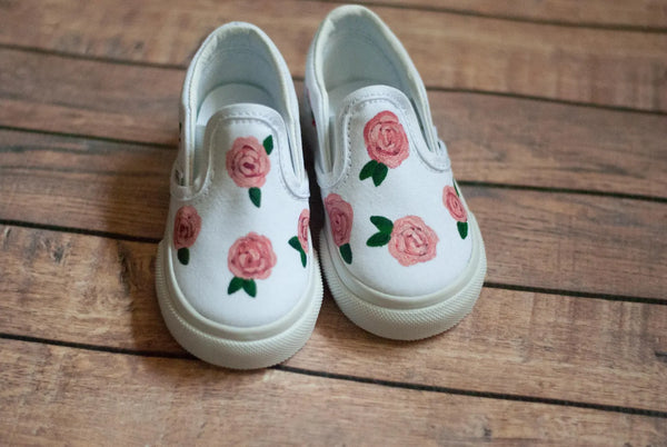 Custom Rose High Top Converse for Jill