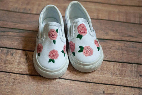Custom Rose High Top Converse for Jill