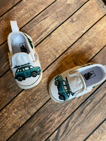 Surfer Themed Crib Shoes + Vans
