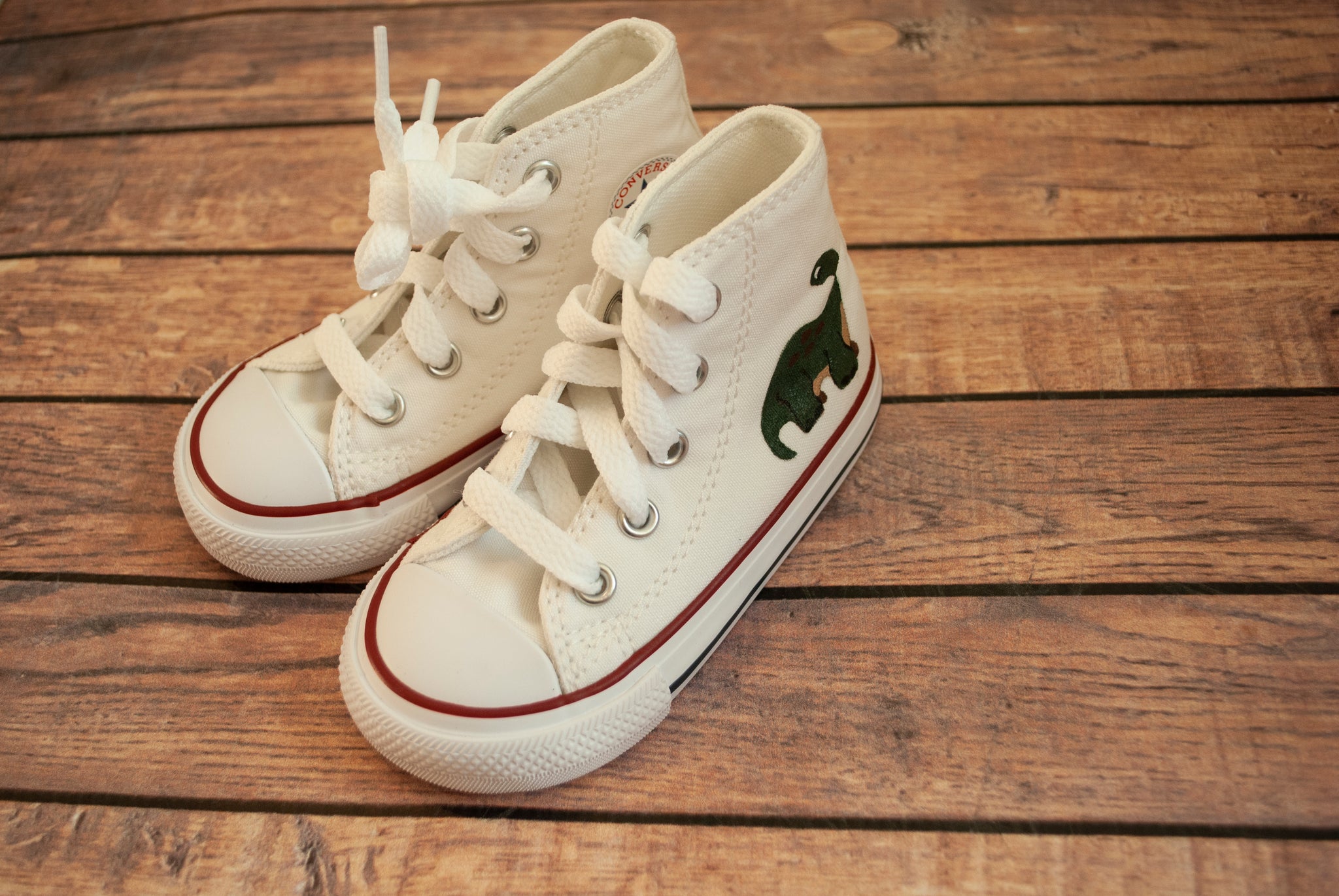 Dinosaur High Top Converse Toddler Youth Converse With love Paint