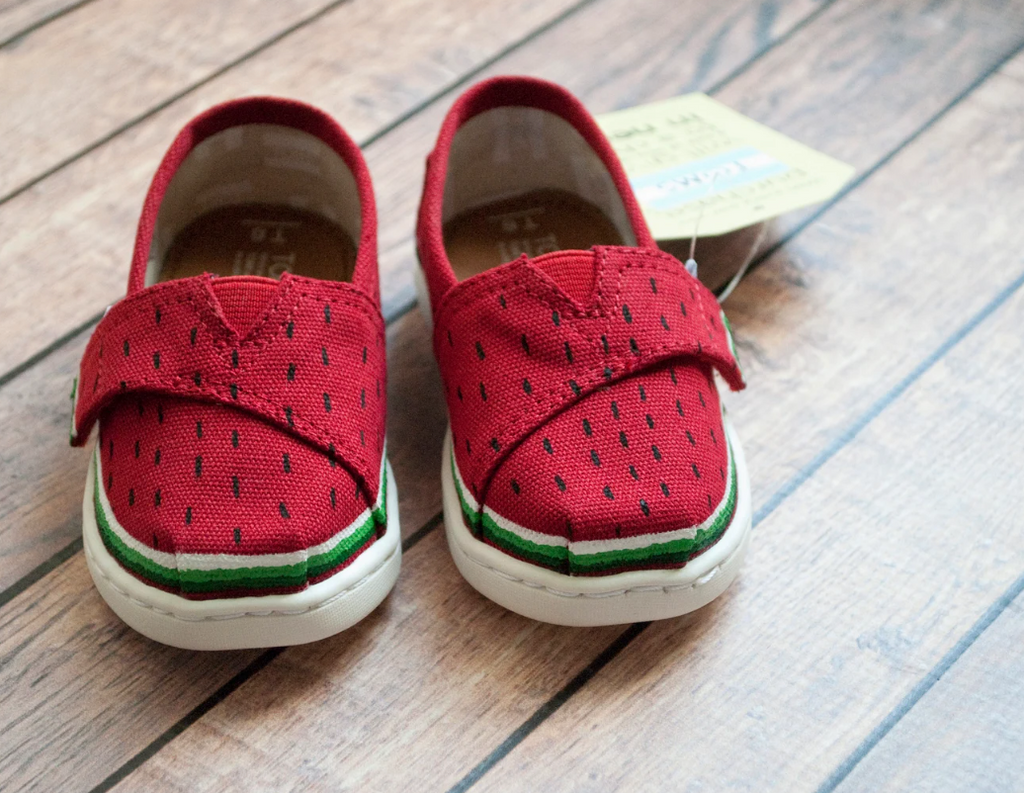 Uskyldig spil Uforglemmelig Hand Painted Watermelon Toms – With love, Paint