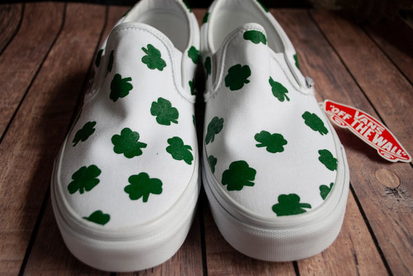 Hand Painted St. Patrick's Day Vans