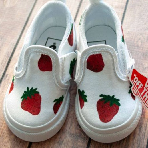 rose vans custom