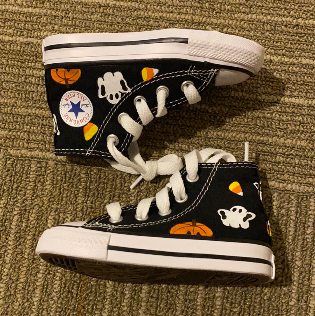 Ready To Ship | Halloween Converse Toddler Size 5