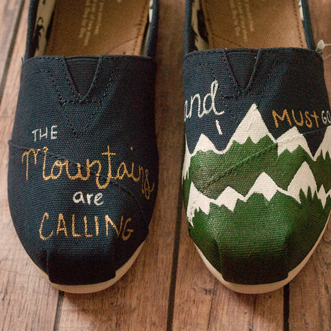 Mountain Toms | Custom Painted Toms